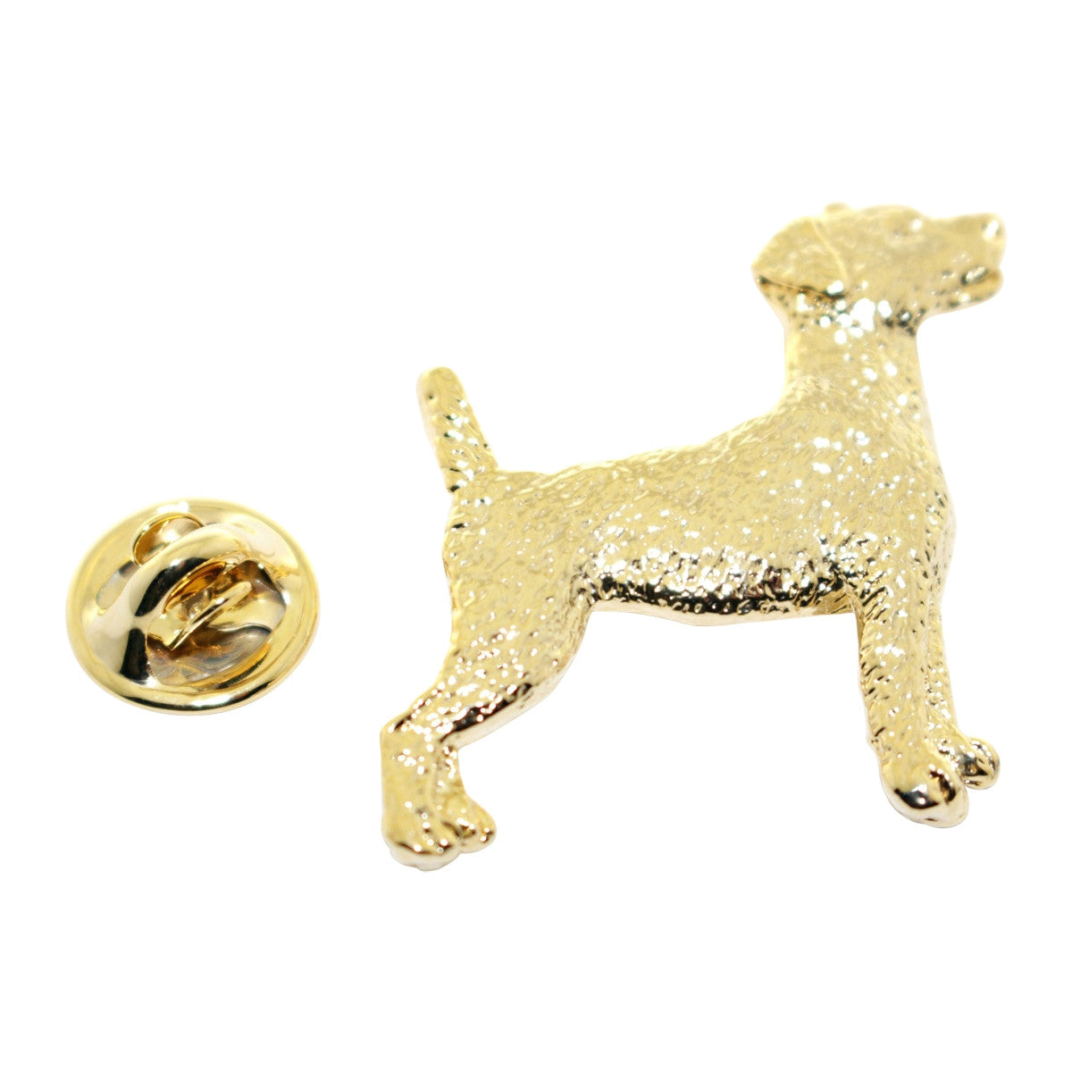 Jack Russell Terrier Pin ~ 24K Gold ~ Lapel Pin ~ 24K Gold Lapel Pin ~ Sarah's Treats & Treasures